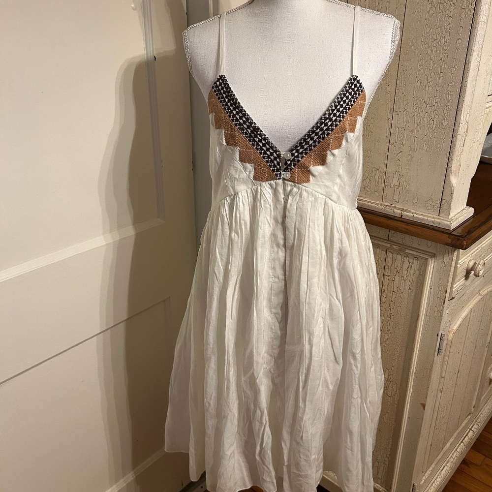 Raga White Babydoll Dress